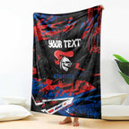 Personalized Newcastle Knights Blanket Graffiti Grunge Abstract Urban Street Style Design