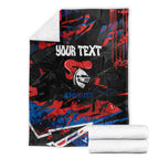 Personalized Newcastle Knights Blanket Graffiti Grunge Abstract Urban Street Style Design