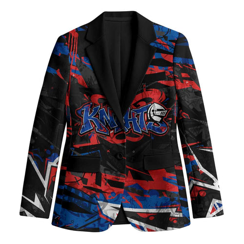 Personalized Newcastle Knights Blazer Graffiti Grunge Abstract Urban Street Style Design