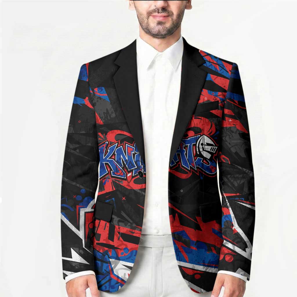 Personalized Newcastle Knights Blazer Graffiti Grunge Abstract Urban Street Style Design