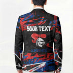Personalized Newcastle Knights Blazer Graffiti Grunge Abstract Urban Street Style Design