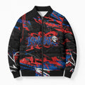 Personalized Newcastle Knights Bomber Puffer Jacket Graffiti Grunge Abstract Urban Street Style Design