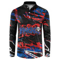 Personalized Newcastle Knights Button Sweatshirt Graffiti Grunge Abstract Urban Street Style Design