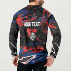 Personalized Newcastle Knights Button Sweatshirt Graffiti Grunge Abstract Urban Street Style Design