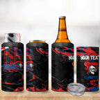 Personalized Newcastle Knights 4 in 1 Can Cooler Tumbler Graffiti Grunge Abstract Urban Street Style Design