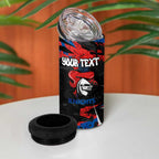 Personalized Newcastle Knights 4 in 1 Can Cooler Tumbler Graffiti Grunge Abstract Urban Street Style Design