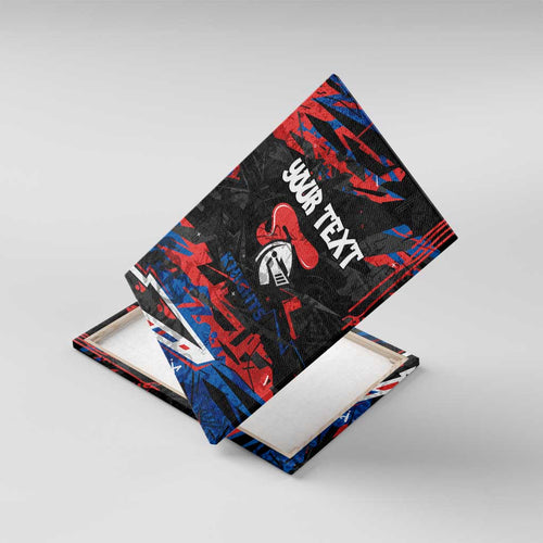 Personalized Newcastle Knights Canvas Wall Art Graffiti Grunge Abstract Urban Street Style Design