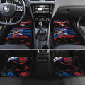 Personalized Newcastle Knights Car Mats Graffiti Grunge Abstract Urban Street Style Design
