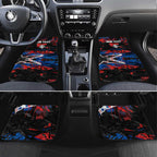 Personalized Newcastle Knights Car Mats Graffiti Grunge Abstract Urban Street Style Design
