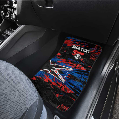 Personalized Newcastle Knights Car Mats Graffiti Grunge Abstract Urban Street Style Design