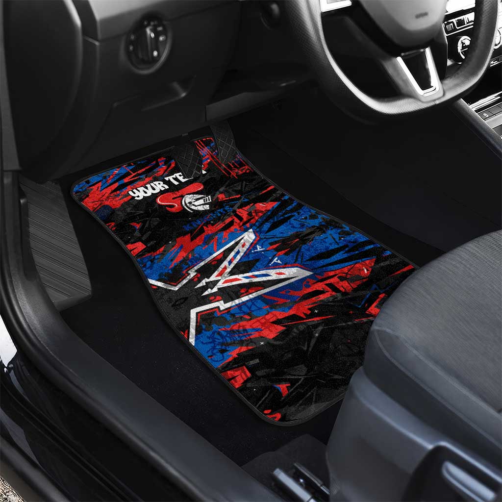 Personalized Newcastle Knights Car Mats Graffiti Grunge Abstract Urban Street Style Design