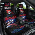 Personalized Newcastle Knights Car Seat Cover Graffiti Grunge Abstract Urban Street Style Design