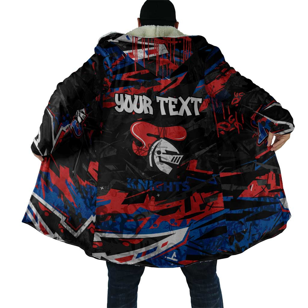 Personalized Newcastle Knights Cloak Graffiti Grunge Abstract Urban Street Style Design