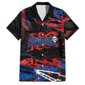 Personalized Newcastle Knights Family Matching Mermaid Dress and Hawaiian Shirt Graffiti Grunge Abstract Urban Street Style Design