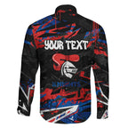 Personalized Newcastle Knights Family Matching Mermaid Dress and Hawaiian Shirt Graffiti Grunge Abstract Urban Street Style Design