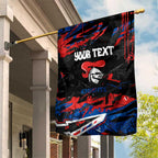 Personalized Newcastle Knights Garden Flag Graffiti Grunge Abstract Urban Street Style Design