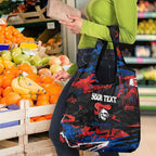 Personalized Newcastle Knights Grocery Bag Graffiti Grunge Abstract Urban Street Style Design