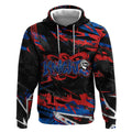 Personalized Newcastle Knights Hoodie Graffiti Grunge Abstract Urban Street Style Design