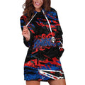 Personalized Newcastle Knights Hoodie Dress Graffiti Grunge Abstract Urban Street Style Design