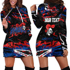 Personalized Newcastle Knights Hoodie Dress Graffiti Grunge Abstract Urban Street Style Design