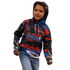 Personalized Newcastle Knights Kid Hoodie Graffiti Grunge Abstract Urban Street Style Design