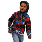 Personalized Newcastle Knights Kid Hoodie Graffiti Grunge Abstract Urban Street Style Design