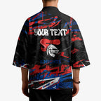 Personalized Newcastle Knights Kimono Graffiti Grunge Abstract Urban Street Style Design