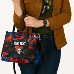 Personalized Newcastle Knights Leather Bag Graffiti Grunge Abstract Urban Street Style Design