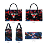Personalized Newcastle Knights Leather Bag Graffiti Grunge Abstract Urban Street Style Design