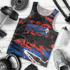 Personalized Newcastle Knights Men Tank Top Graffiti Grunge Abstract Urban Street Style Design