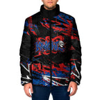 Personalized Newcastle Knights Padded Jacket Graffiti Grunge Abstract Urban Street Style Design