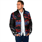 Personalized Newcastle Knights Padded Jacket Graffiti Grunge Abstract Urban Street Style Design