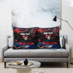 Personalized Newcastle Knights Pillow Cover Graffiti Grunge Abstract Urban Street Style Design