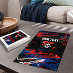 Personalized Newcastle Knights Puzzle Graffiti Grunge Abstract Urban Street Style Design