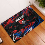 Personalized Newcastle Knights Rubber Doormat Graffiti Grunge Abstract Urban Street Style Design