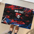 Personalized Newcastle Knights Rubber Doormat Graffiti Grunge Abstract Urban Street Style Design