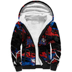 Personalized Newcastle Knights Sherpa Hoodie Graffiti Grunge Abstract Urban Street Style Design