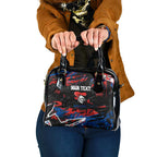 Personalized Newcastle Knights Shoulder Handbag Graffiti Grunge Abstract Urban Street Style Design