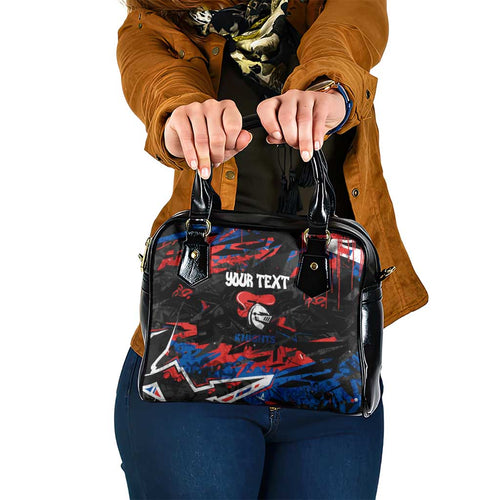 Personalized Newcastle Knights Shoulder Handbag Graffiti Grunge Abstract Urban Street Style Design