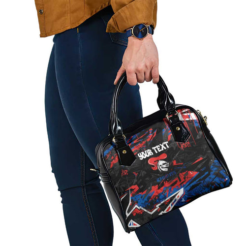 Personalized Newcastle Knights Shoulder Handbag Graffiti Grunge Abstract Urban Street Style Design
