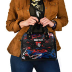 Personalized Newcastle Knights Shoulder Handbag Graffiti Grunge Abstract Urban Street Style Design
