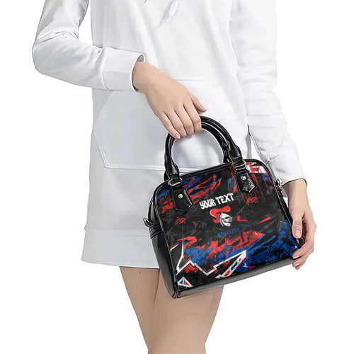 Personalized Newcastle Knights Shoulder Handbag Graffiti Grunge Abstract Urban Street Style Design