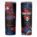 Personalized Newcastle Knights Skinny Tumbler Graffiti Grunge Abstract Urban Street Style Design