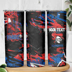 Personalized Newcastle Knights Skinny Tumbler Graffiti Grunge Abstract Urban Street Style Design