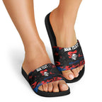 Personalized Newcastle Knights Slide Sandals Graffiti Grunge Abstract Urban Street Style Design