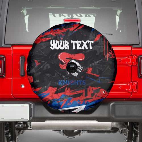Personalized Newcastle Knights Spare Tire Cover Graffiti Grunge Abstract Urban Street Style Design