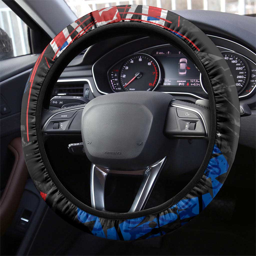 Newcastle Knights Steering Wheel Cover Graffiti Grunge Abstract Urban Street Style Design