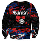Personalized Newcastle Knights Sweatshirt Graffiti Grunge Abstract Urban Street Style Design