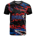 Personalized Newcastle Knights T Shirt Graffiti Grunge Abstract Urban Street Style Design
