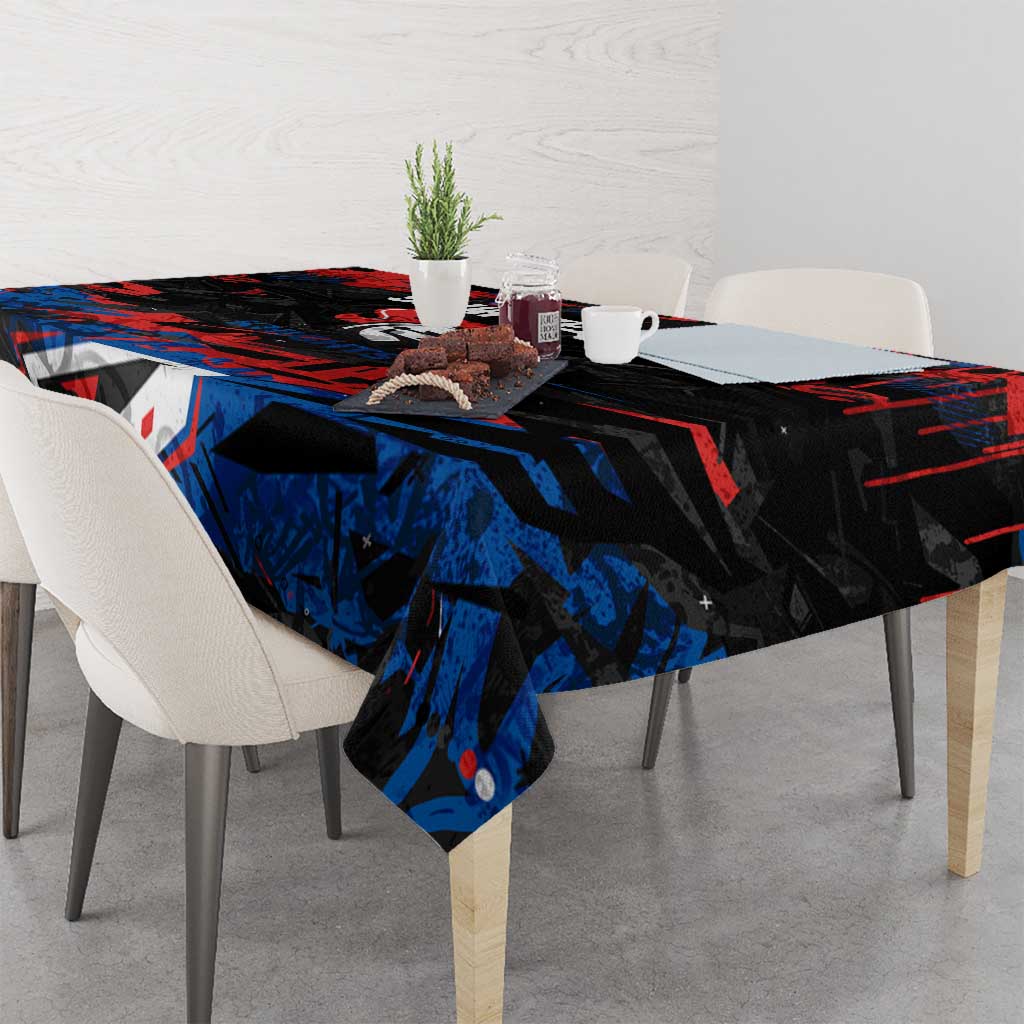 Personalized Newcastle Knights Tablecloth Graffiti Grunge Abstract Urban Street Style Design